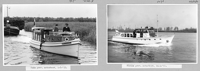 Motorjacht Blussé en Provincie Zuid-Holland, 1955/1961