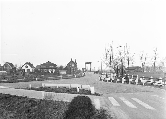 De oude Lammebrug in Leiden, 1959