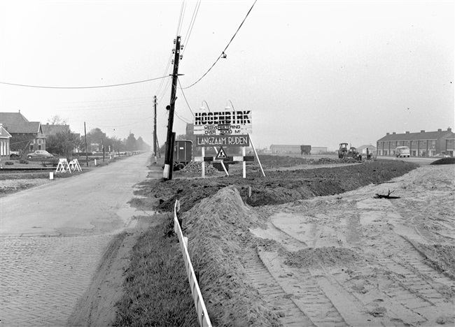 Wegverbetering van weg nr. 10; vermoedelijk de Nieuwkoopseweg (huidige N231).