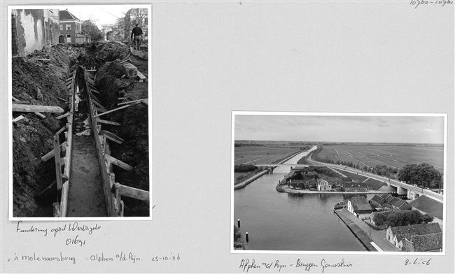 ’s-Molenaarsbrug, Oranje Nassaubrug en Steekterbrug, 1956