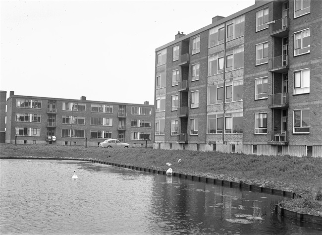 Moderne woningbouw in Spijkenisse