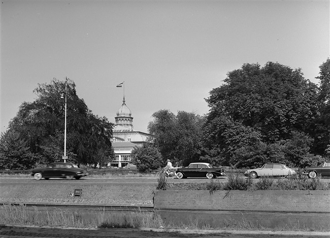 Koningskade en Moorse Paleis in Den Haag, 1958