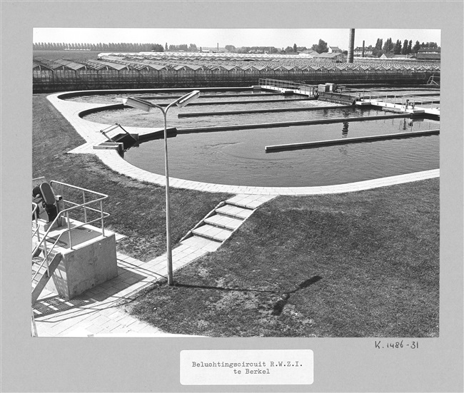 Rioolwaterzuiveringsinstallatie in Berkel, 1978