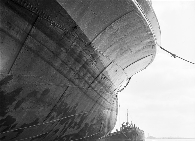 Romp van de veerboot Haringvliet, 1958