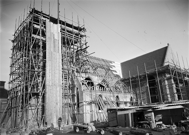 Restauratie van de kerk