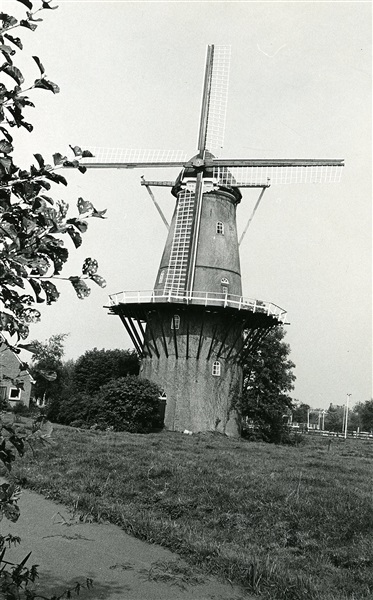 Korenmolen Den Arend in Bergambacht, 1972