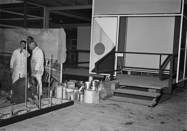 Nationale Energie Manifestatie 1955 (E55) in Rotterdam