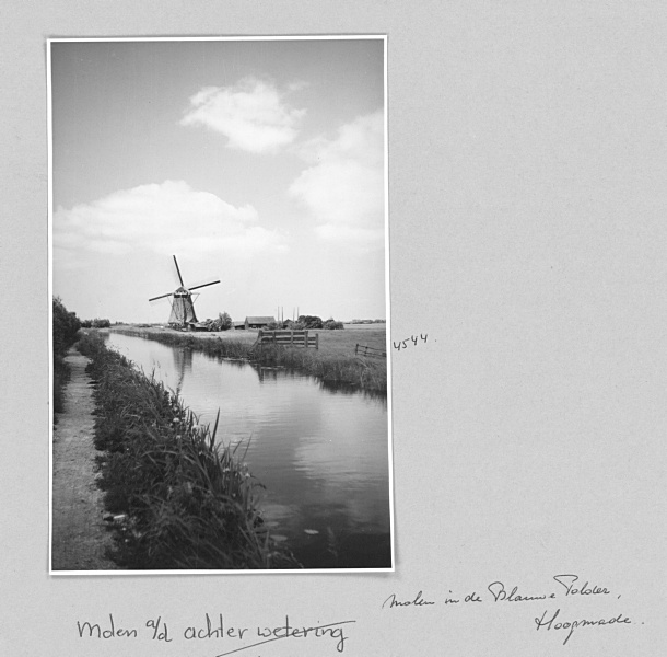 Blauwe Molen in Rijpwetering, 1947