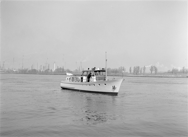 Motorjacht de Provincie Zuid-Holland, 1961