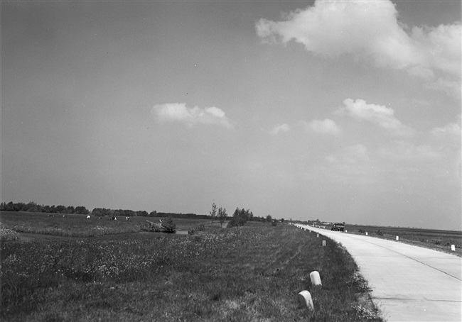 Provinciale weg bij Krimpen