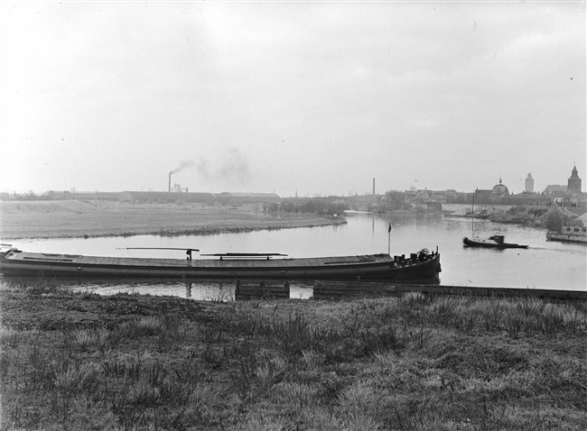 Uitzicht op de Linge en Leerdam