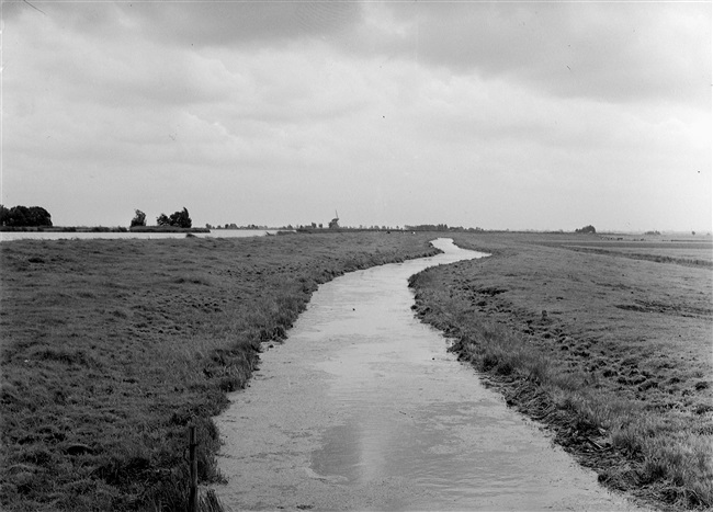 Uitzicht over de polders bij de Rottekade