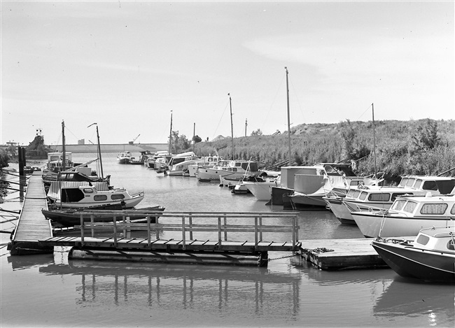 Jachthaventje bij Rotterdam