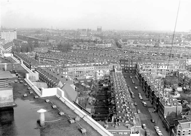 De Borselaarstraat in Rotterdam, 1968