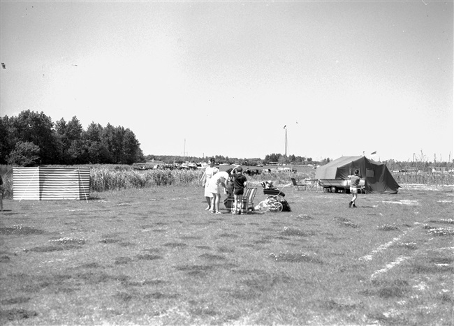 Het Brielse Meer. De provincie Zuid-Holland en tien gemeenten ontwikkelden dit recreatiegebied na de afdamming van de Brielse Maas.