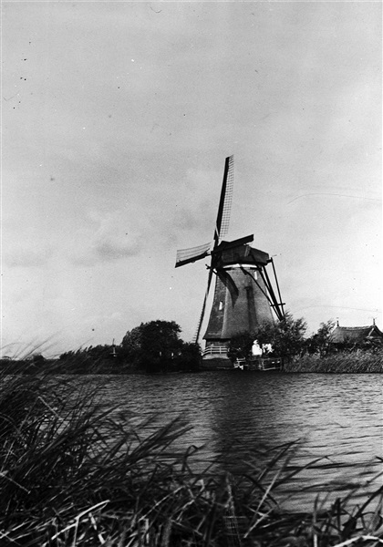 Overwaard Molen in Kinderdijk, 1947