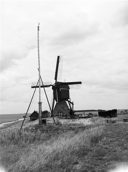 Broekmolen in Streefkerk, 1949