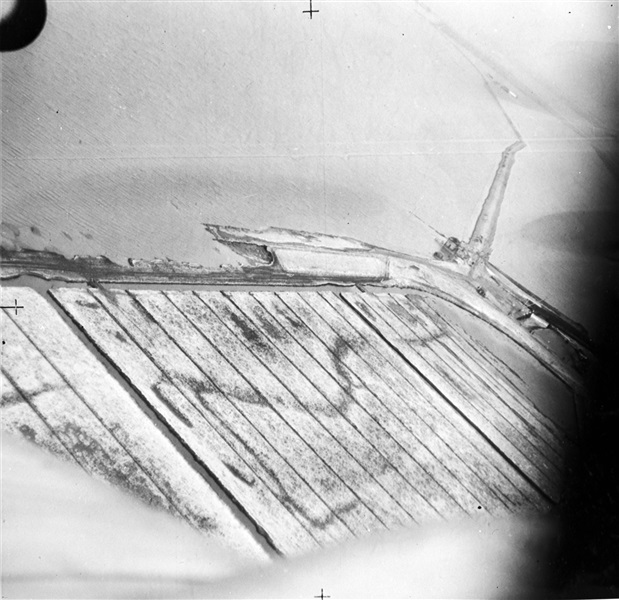 De Watersnoodramp van 1953. Een groot deel van Goeree-Overflakkee is overstroomd. Foto Rijkswaterstaat.