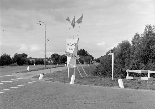 Kruising in de N848 bij de Lingebrug