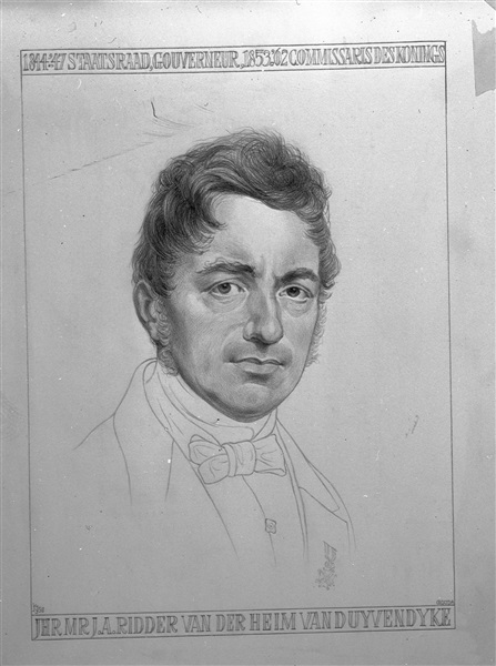 Portret van J.A. ridder van der Heim van Duivendijke