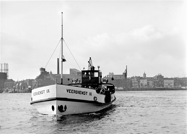 De veerdienst tussen Dordrecht en Papendrecht