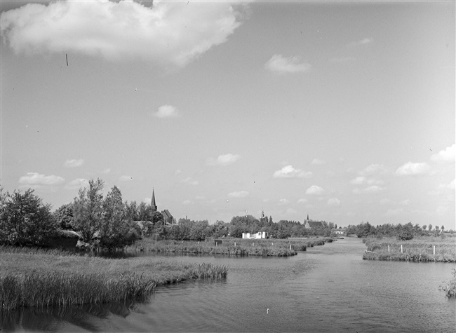 Nieuwkoopse Plassen en Slikkendam, 1956