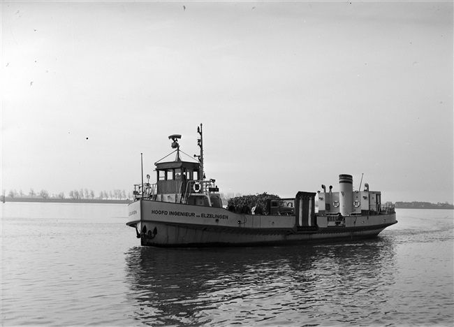 Veerboot Hoofdingenieur van Elzelingen, 1954