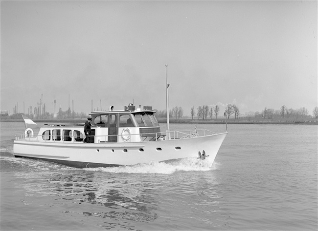 Motorjacht de Provincie Zuid-Holland, 1961