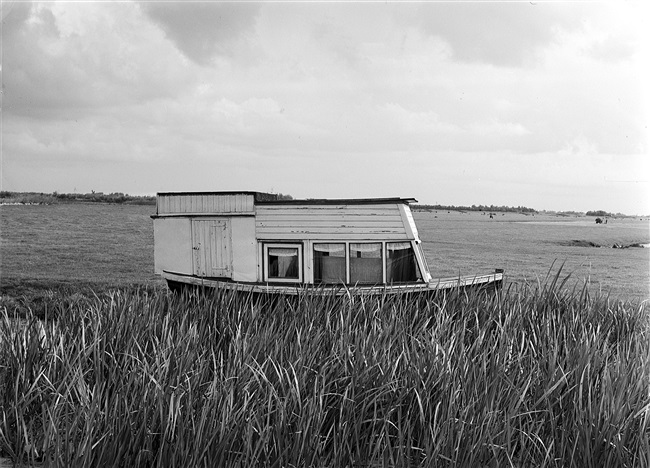 Woonschip op de Kagerplassen