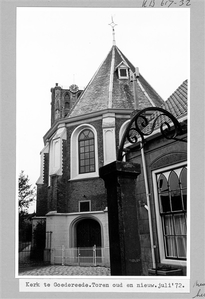 Hervormde kerk aan het Kerkpad in Goedereede, 1972